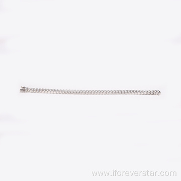 3mm 4mm 5mm Brass Zircon Tennis Chain Bracelet